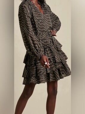 Banana Republic Long Sleeve Mini Dress XS